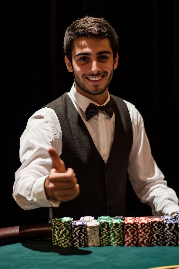 Roda European Roulette dengan live dealer di studio ligabandot90